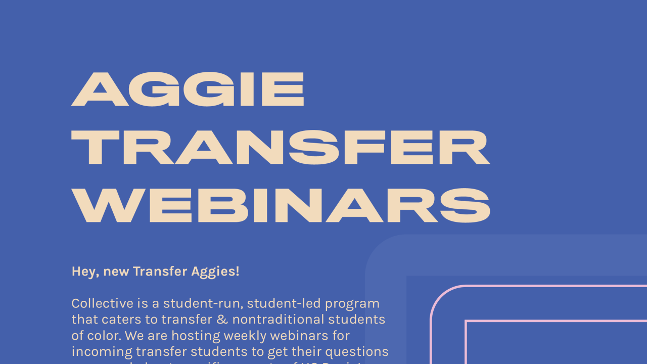 Get to Know the SRRC! Aggie Transfer Webinars